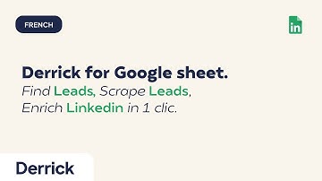 Linkedin Scraper for Google Sheet - Derrick