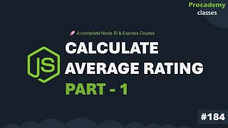 Calculate Average Rating - Part 1 | Part #184