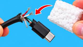 🔥 Don’t Throw Away a Broken Charging Cable! A Repairman Reveals His 1-Minute Secret Fix!