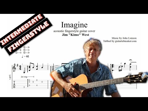 Imagine TAB - acoustic fingerstyle guitar tabs (PDF + Guitar Pro)