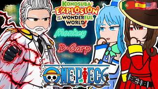 ᴱᴺ/ᴾᴼᴿ/ᴱˢᴾKonoSuba React to Kazuma As Garp | One Piece | KonoSuba React | Gacha React | Gacha Life