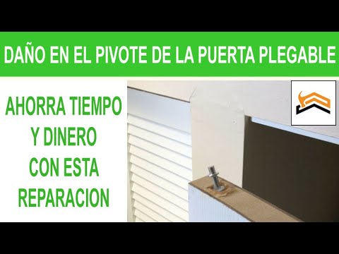 retrasar hada Espera un minuto Reparación del Pivote de Puerta Plegable - YouTube