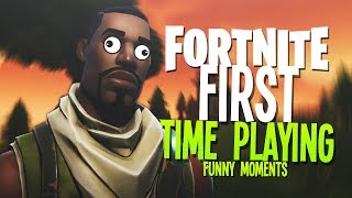 First Time FORTNITE Battle Royale PC | Funny Moments (Fails, Noobs, Glitches)
