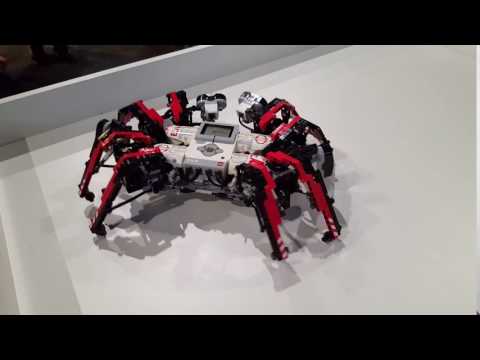 Legoworld 2016 Utrecht, Spider Robot at LEGO MINDSTORMS booth