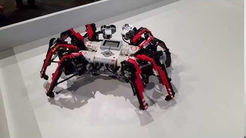 Legoworld 2016 Utrecht, Spider Robot at LEGO MINDSTORMS booth
