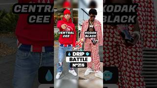 CENTRAL CEE OR KODAK BLACK? 🥶 DRIP BATTLE 💧 #streetwearstyle #centralcee #kodakblack