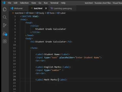 Build a Student Grade Calculator Using HTML Only! 🤯 | HTML Project