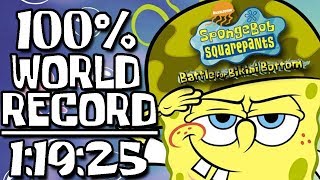 SpongeBob SquarePants: Battle for Bikini Bottom 100% Speedrun in 1:19:25 (WR on 12/10/2019)