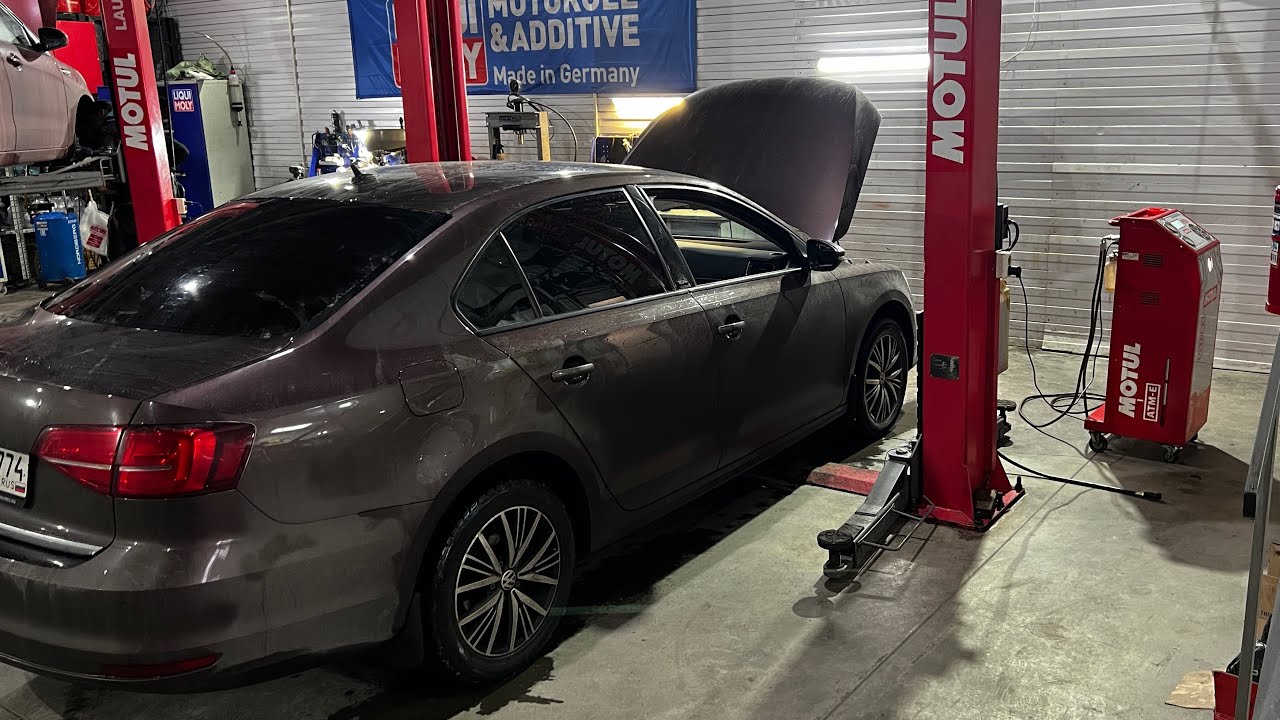 Аппаратная замена масла в АКПП Volkswagen Jetta Aisin 09g Tf-60sn - YouTube