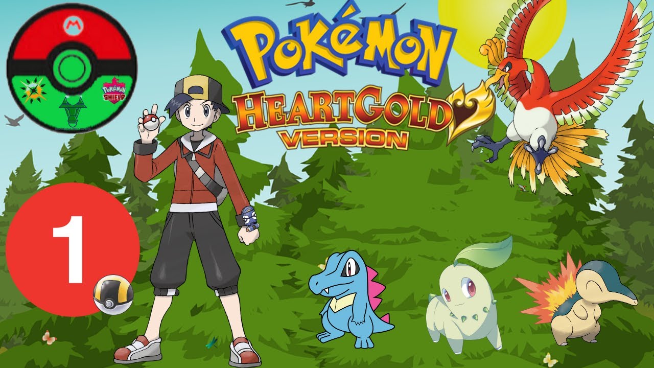 Let's Play Pokemon HeartGold 1 Choose a Johto starter! YouTube