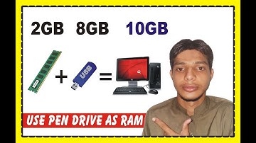 How To Use a USB Pen Drive as Ram on (Windows7/8/10) 2019 | How to Convert Usb to Ram