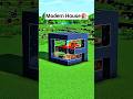 MODERN HOUSE MINECRAFT #shorts