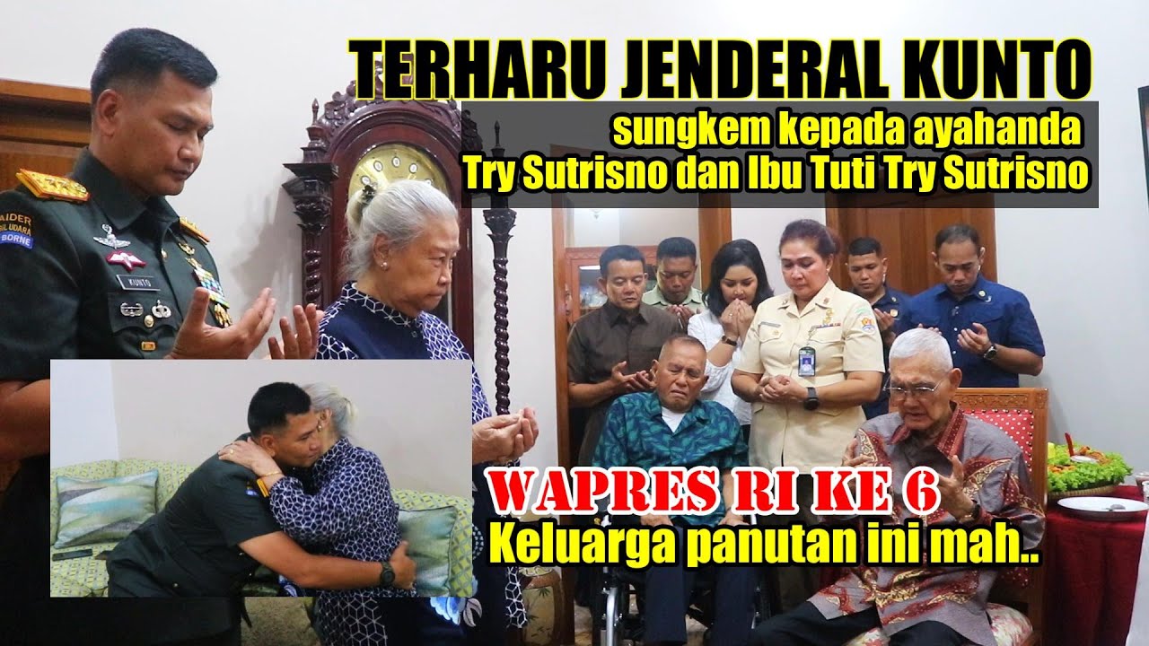 TERHARU JENDERAL KUNTO SUNGKEM KEPADA BAPAK TRY SUTRISNO & IBU TUTI | SYUKURAN PANGKOGABWILHAN 1
