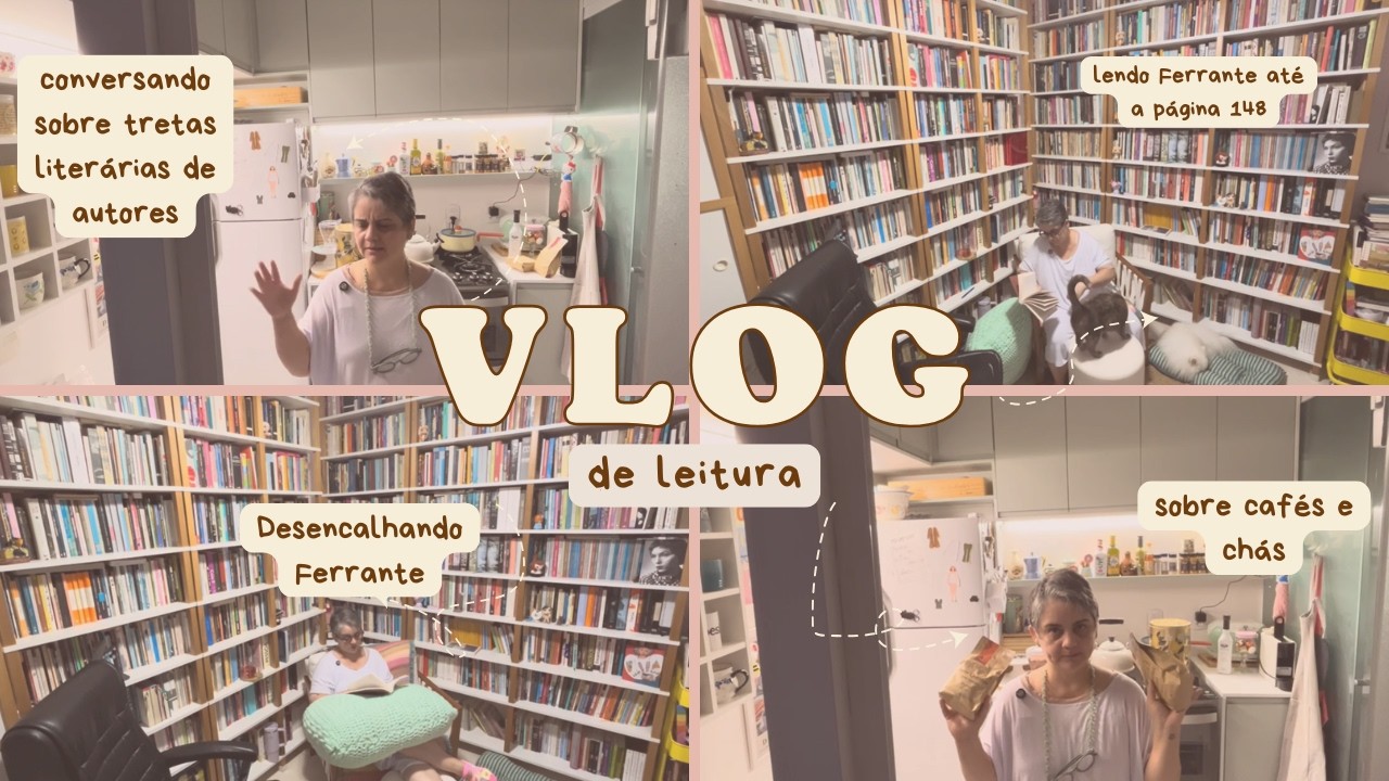Vlog: Diário de leitura da Tetralogia Napolitana (Dia 5)