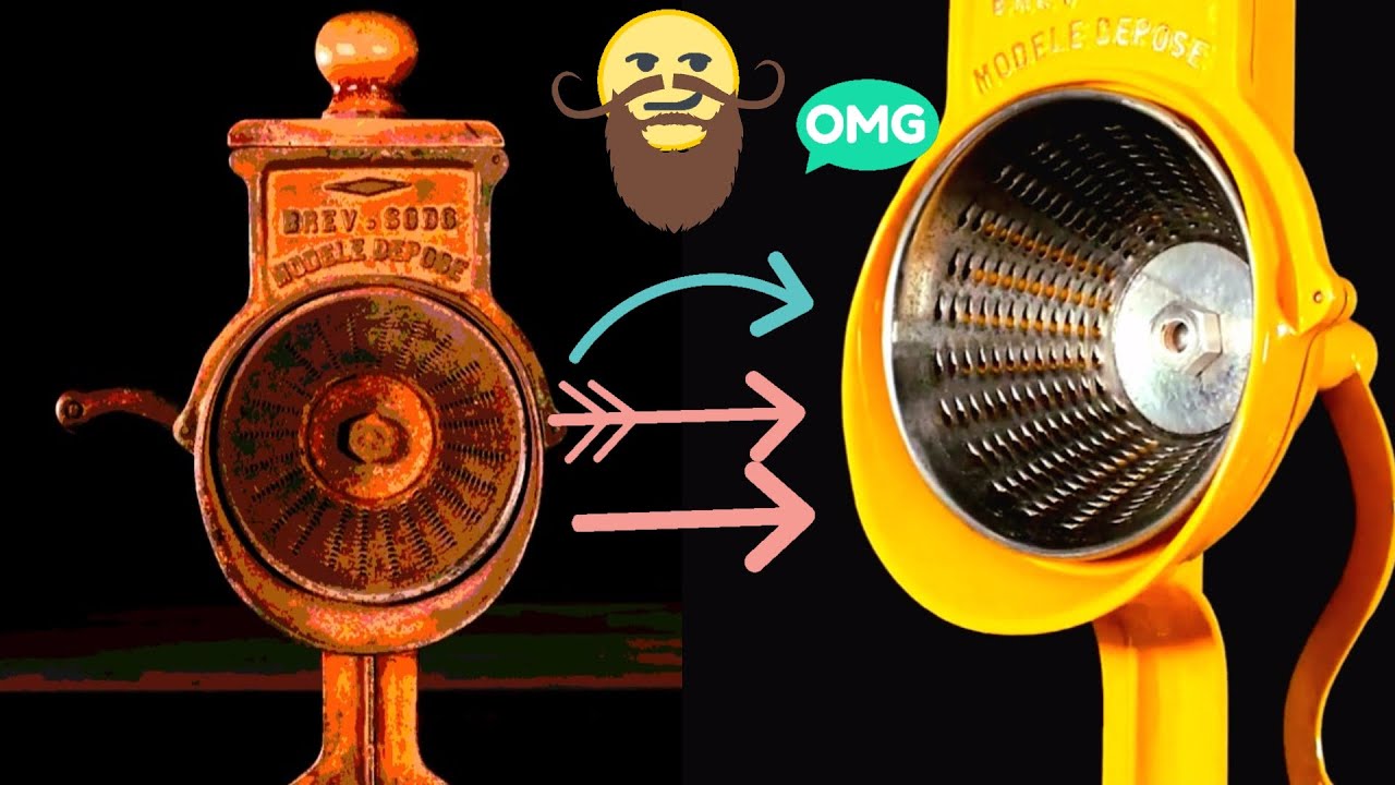 RESTORATION Old and rusted cheese grater Amazing Talent YouTube