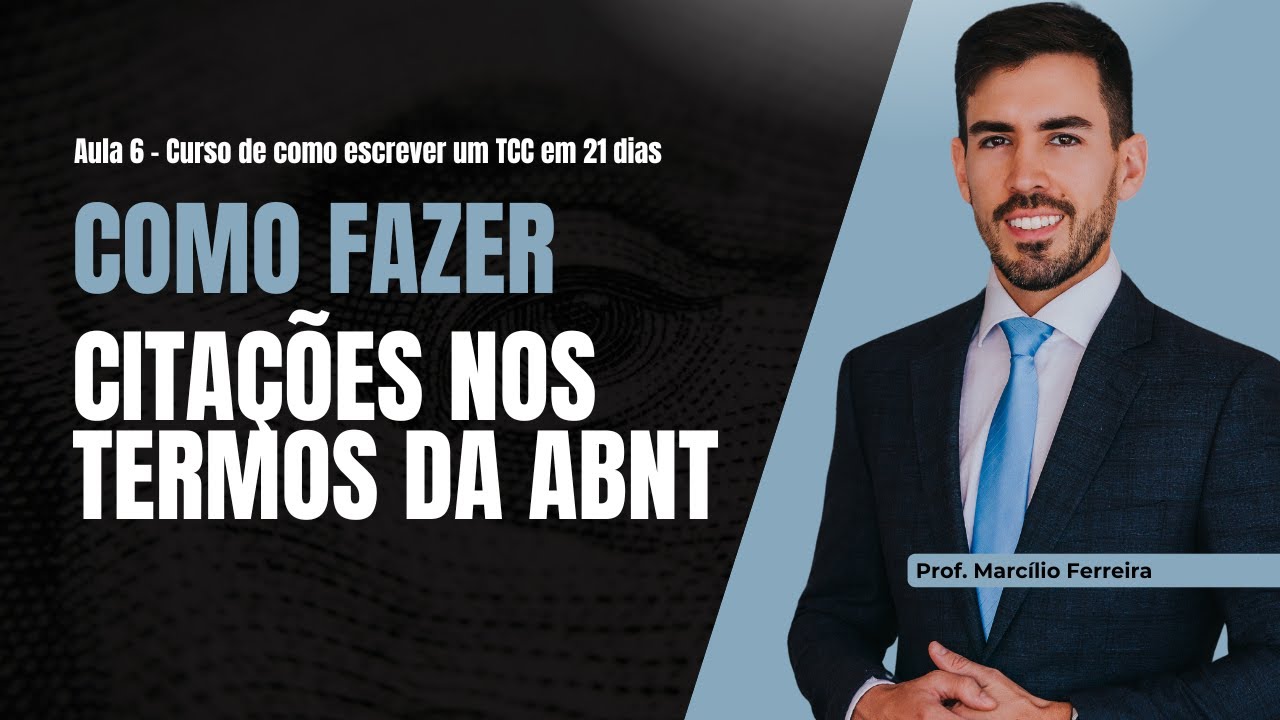 Como Fazer Citações no TCC nas Normas da ABNT | Aula 6 - YouTube