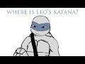 Where is leos katana  tmnt2012
