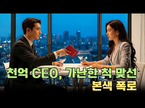 재벌 천억 CEO, 가난한 척 맞선에 나가다… 두 여자의 본색이 드러났다