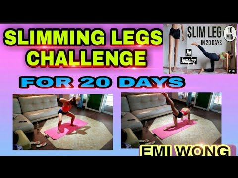 EMI WONG 10 MINS SLIMMING LEGS WORKOUT CHALLENGE FOR 20 DAYS /EMI WONG WORKOUT CHALLENGE