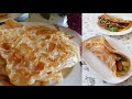 Chinese Pancake /手抓饼 Roti Prata / Canai 印度煎饼 / Super easy, only 5 ingredients  (简单,只需要5 种材料)