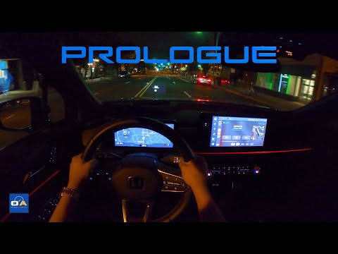 2024 Honda Prologue Elite AWD POV Night Drive & Audio Test | ASMR | 4K
