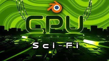 Easy Sci-Fi Text Environment Loop - Blender Tutorial