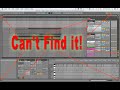 Ableton Live 10 Hidden Feature can&#39;t find objects, dropdowns, faders and Automation