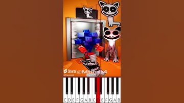 Mouth Elevator VS Monster Monkey & Smile Cat & Aphmau Reverse Ver. (@Mtime4) - Octave Piano Tutorial