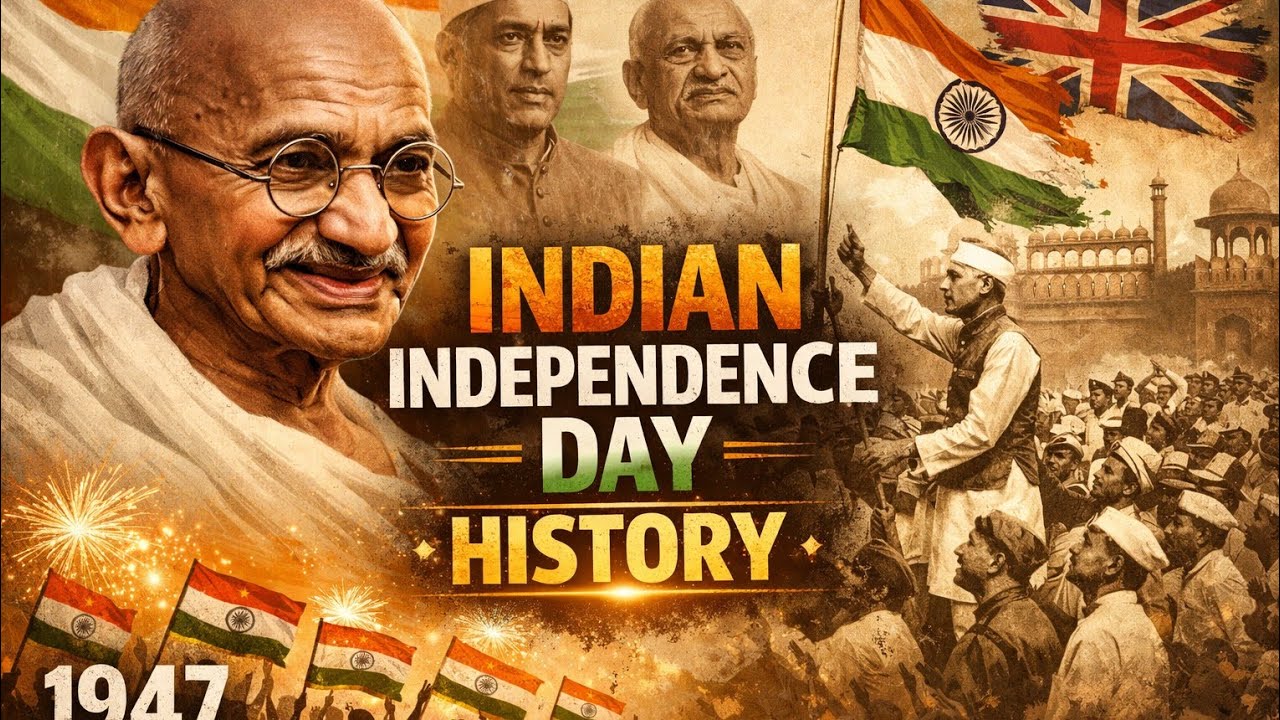 Indain independence day ll انڈیا آزادی دنll2026 top history 