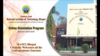 MANIT Online Orientation Program Session 2020-2021 (Day 2 Session 1 Motivational Talk)