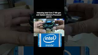Unboxing Intel Core i7 8th gen and Optane Memory PC Factory 2017 #gaming #pc #pcgamer #gamer