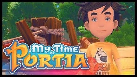 BUILDING THE BRIDGE TO AMBER ISLAND! | My Time At Portia | Ep 4