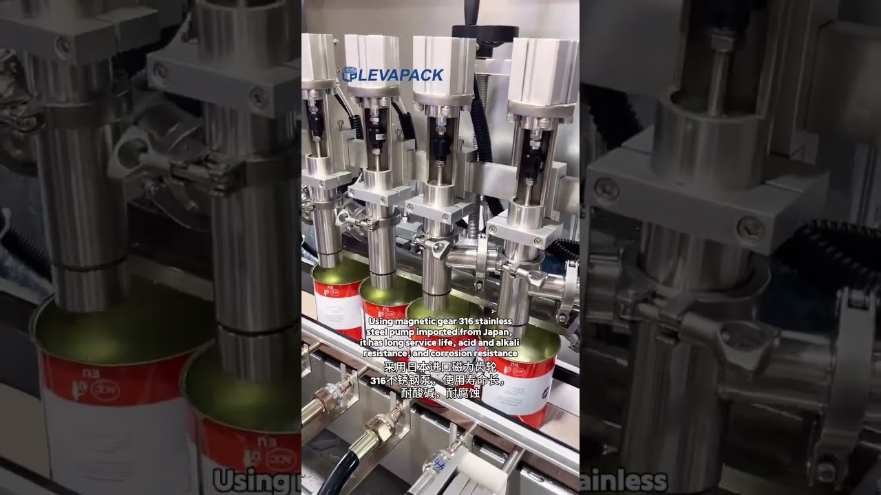 Levapack Glue Tin Can Filling And Packaging Production Line