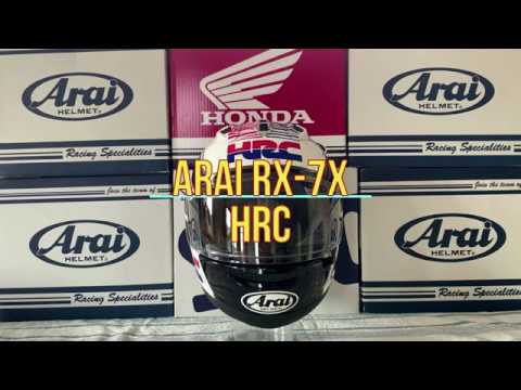 Arai RX-7X HRC design - YouTube