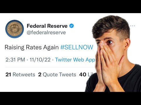 (CRASH WARNING) Fed Signals For Higher Rates…