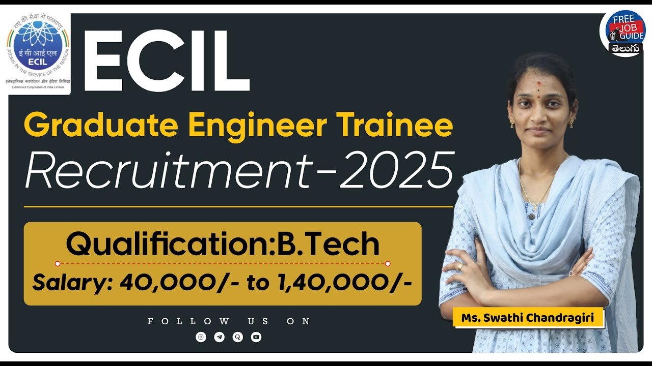 ECIL Recruitment 2025 | Free Job Guide | Apply Now for Central Government Jobs