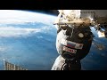 Space Station Crew Relocate Soyuz Spacecraft