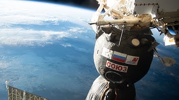 Space Station Crew Relocate Soyuz Spacecraft