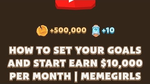 How To Set Your Goals and Start Earn $10,000 per Month | MemeFi Video code