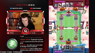 PLAY CLASH ROYALE, HAS FUN
Support the stream: https://streamlabs.com/coltonw83 Powered by Restream https://restream.io/ PLAY CLASH ROYALE, HAS FUN