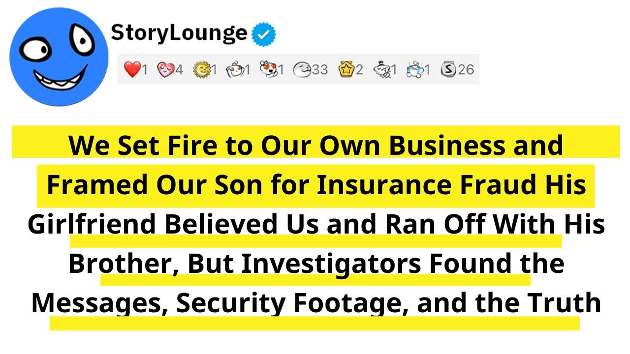 We Set Fire to Our Own Business and Framed Our Son for Insurance Fraud His Girlfriend Believed Us..
