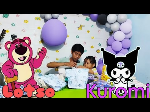 Unboxing Kado Hadiah‼️Ada hadiah serba Kuromi dan Lotso⁉️
