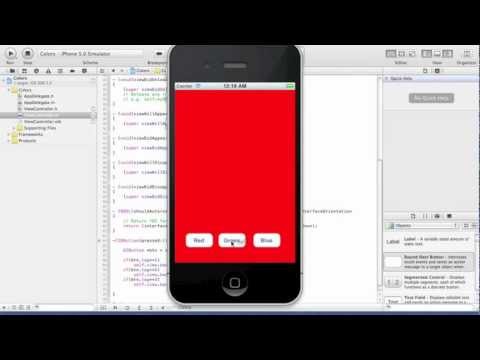 Three buttons call one method with different action - iOS iPhone sdk Tutorial#1
