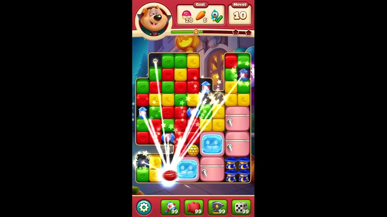 Toon Blast Level 9882 - NO BOOSTERS 🐻🐺🐱 | SKILLGAMING ✔️