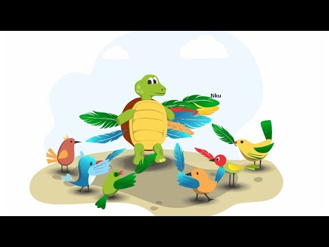 Learn Igbo - bedtime story - Akụkọ ifo.  (Tortoise and the Birds - Akụkọ Mbe na Ụmụ Nnụnụ)