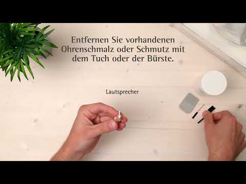 Reinigung IDO-Hörgerät mit Akku