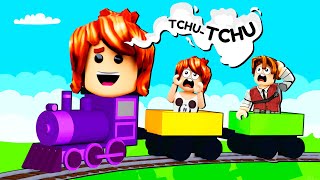 Thumbnail for VIREI UM TREM e PRENDI MINHA FAMÍLIA! (Roblox Crazy Trains)