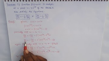COMPLEX ANALYSIS||| Analytic function|||C-R equation in polor form ||| B.Sc 3rd mathematics|||