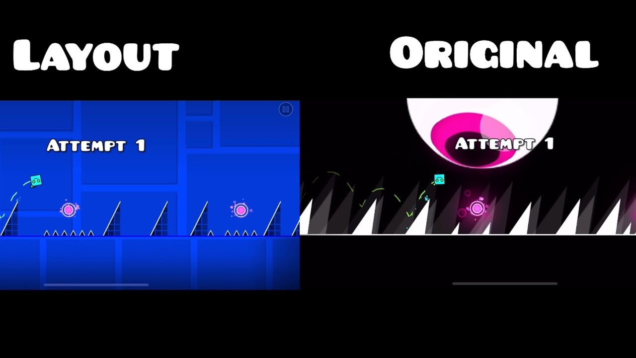 IspyWithMyLittleEye ORIGINAL VS LAYOUT - Geometry Dash - YouTube