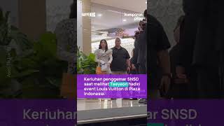 Reaksi Penggemar Snsd Saat Taeyeon Hadiri Event Louis Vuitton Di Plaza Indonesia